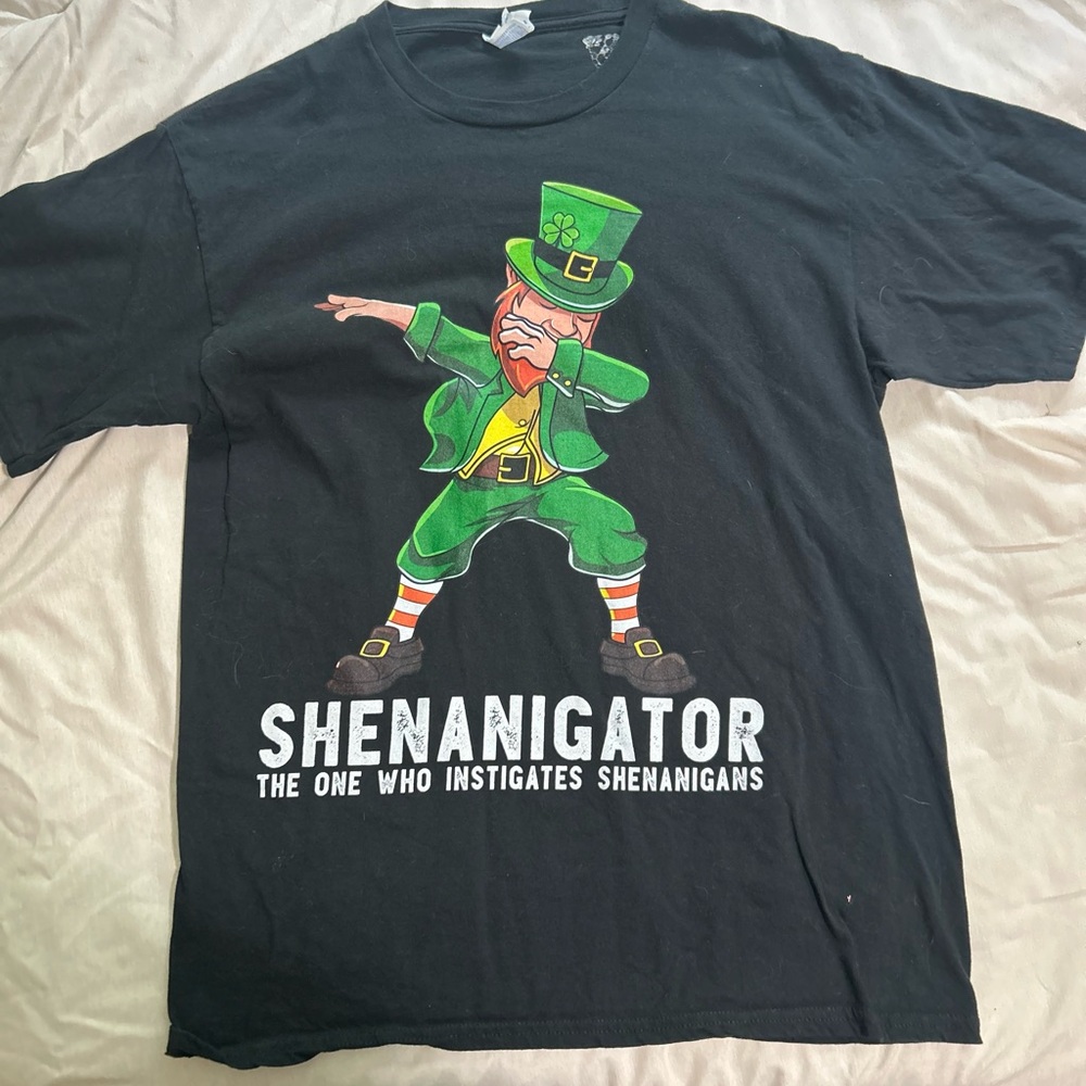 Black Shenanigator Graphic T-Shirt